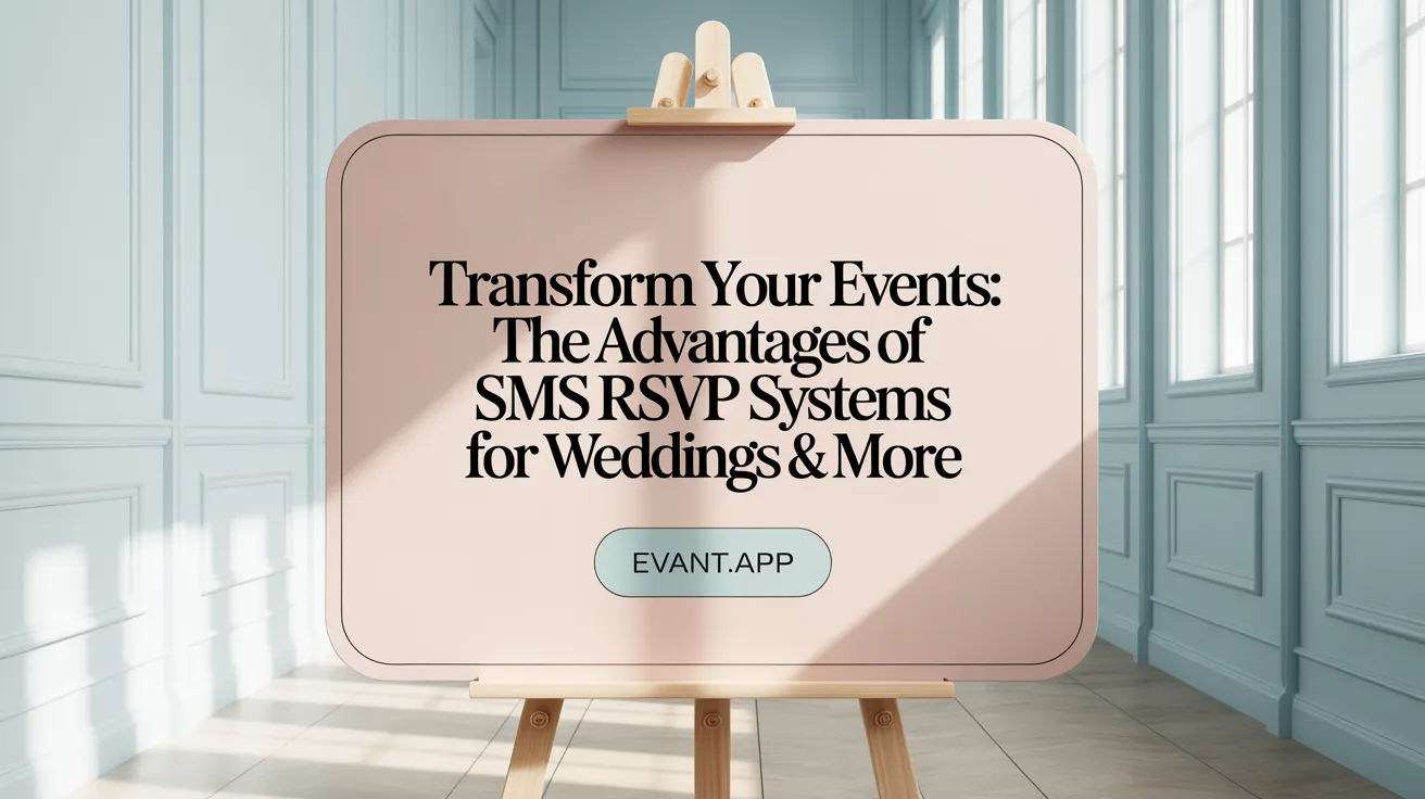 Transform Your Events: The Advantages of SMS RSVP Systems for Weddings &amp; More