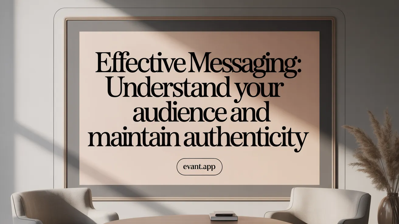 Effective Messaging: Understand Your Audience and Maintain Authenticity
