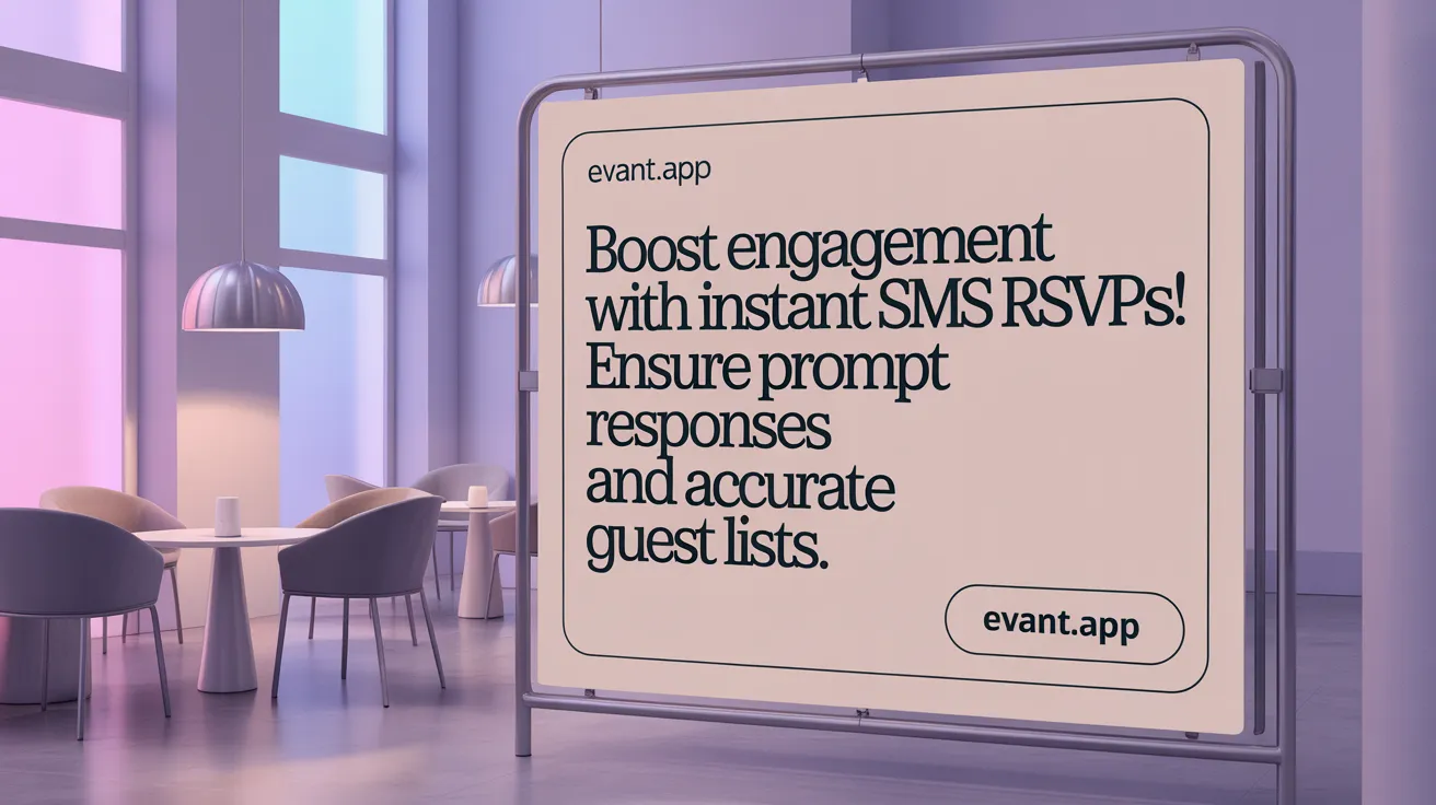 Boost Engagement with Instant SMS RSVPs! Ensure Prompt Responses and Accurate Guest Lists.
