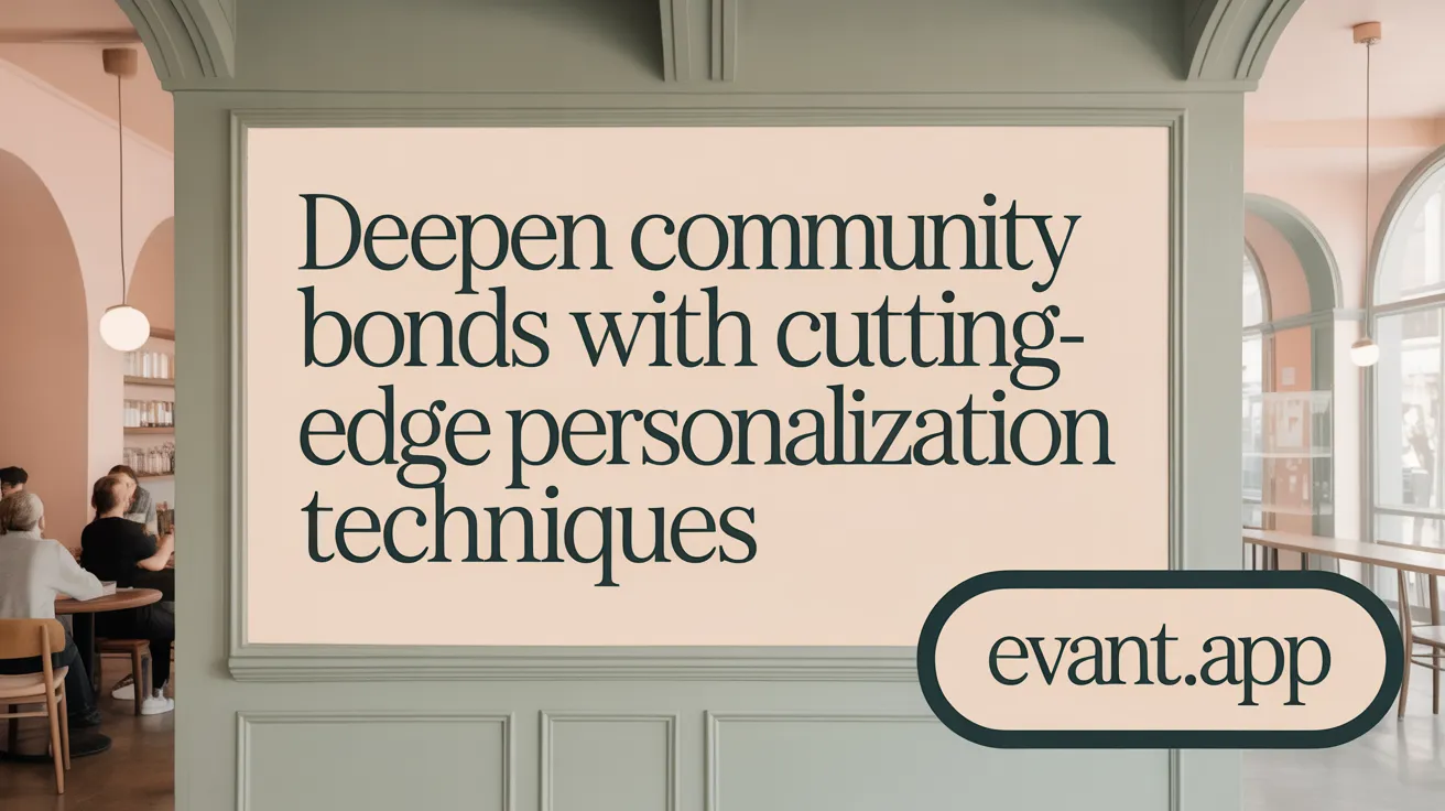 Deepen Community Bonds with Cutting-Edge Personalization Techniques