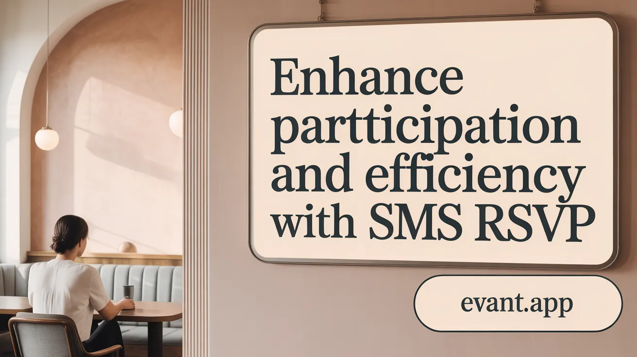 Enhance Participation and Efficiency with SMS RSVP