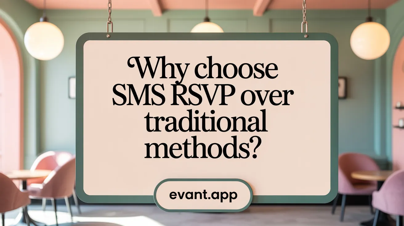 Why Choose SMS RSVP Over Traditional Methods?