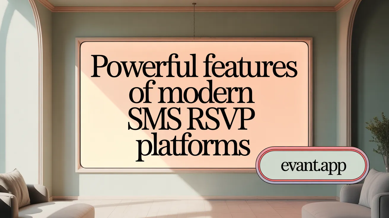 Powerful Features of Modern SMS RSVP Platforms