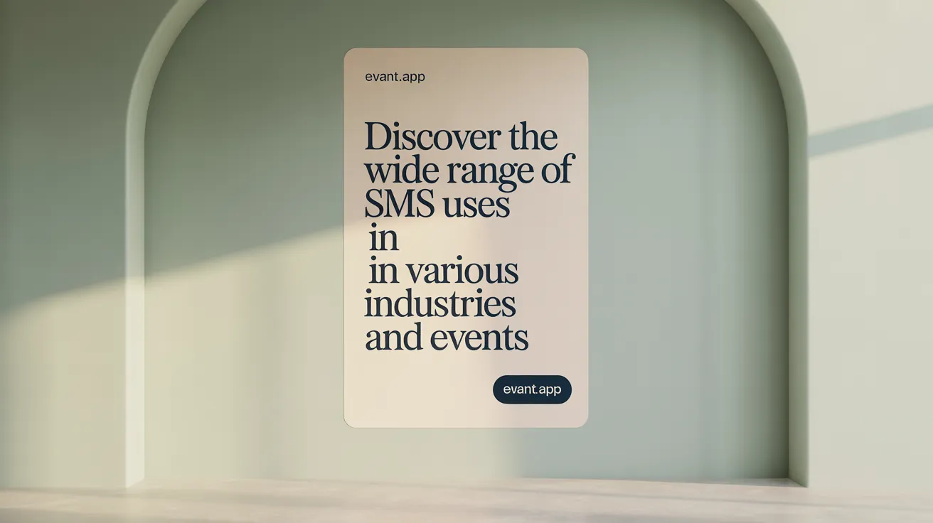 Discover the Wide Range of SMS Uses in Various Industries and Events