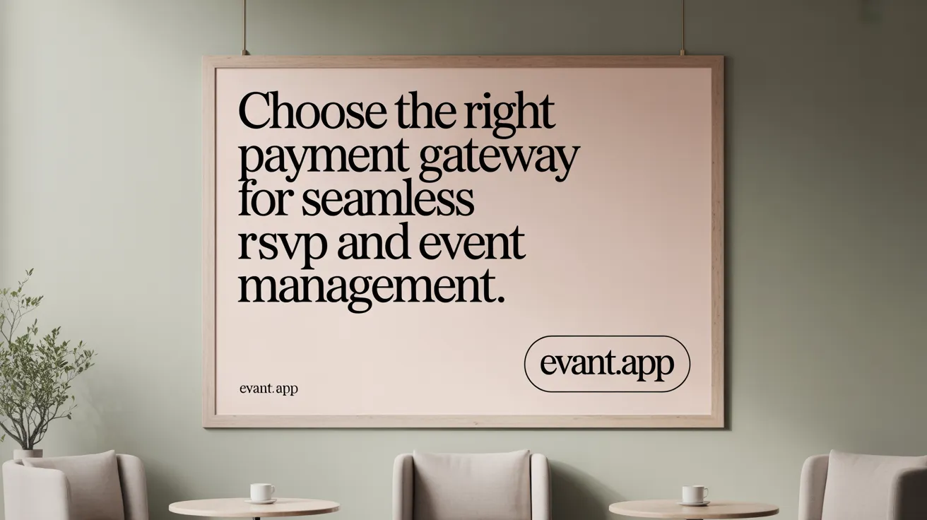 Choose the Right Payment Gateway for Seamless RSVP and Event Management