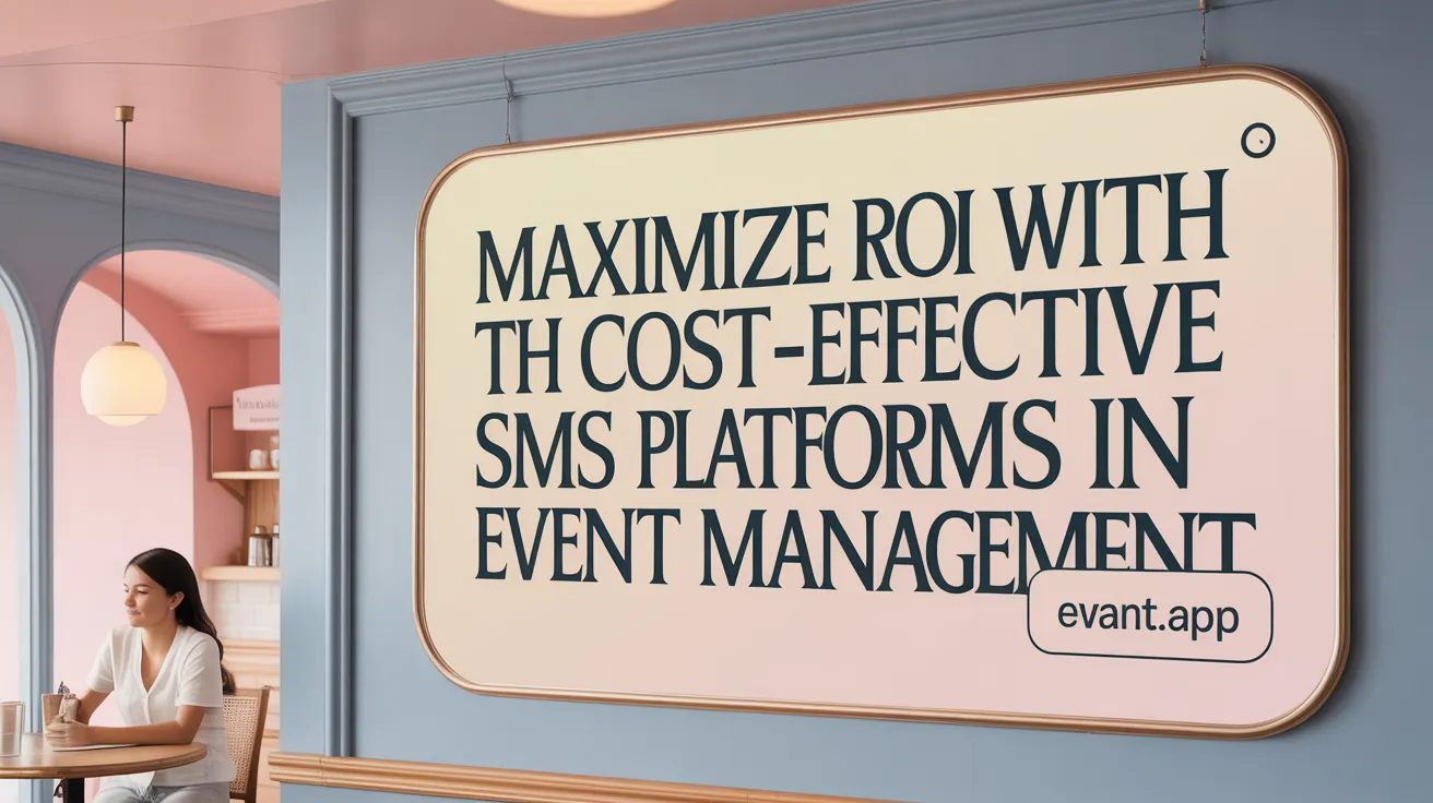 Maximize ROI with Cost-Effective SMS Platforms in Event Management