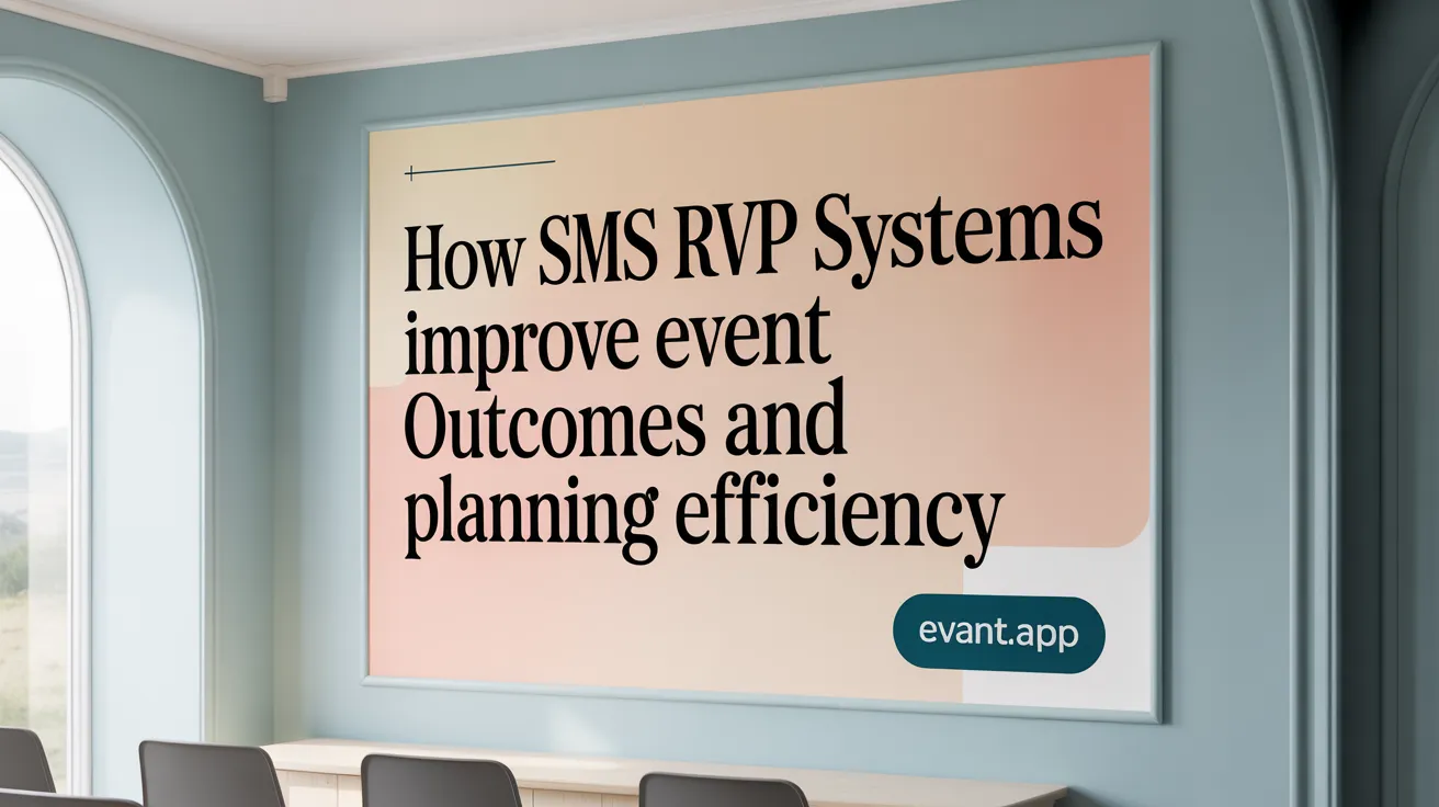 How SMS RSVP Systems Improve Event Outcomes and Planning Efficiency