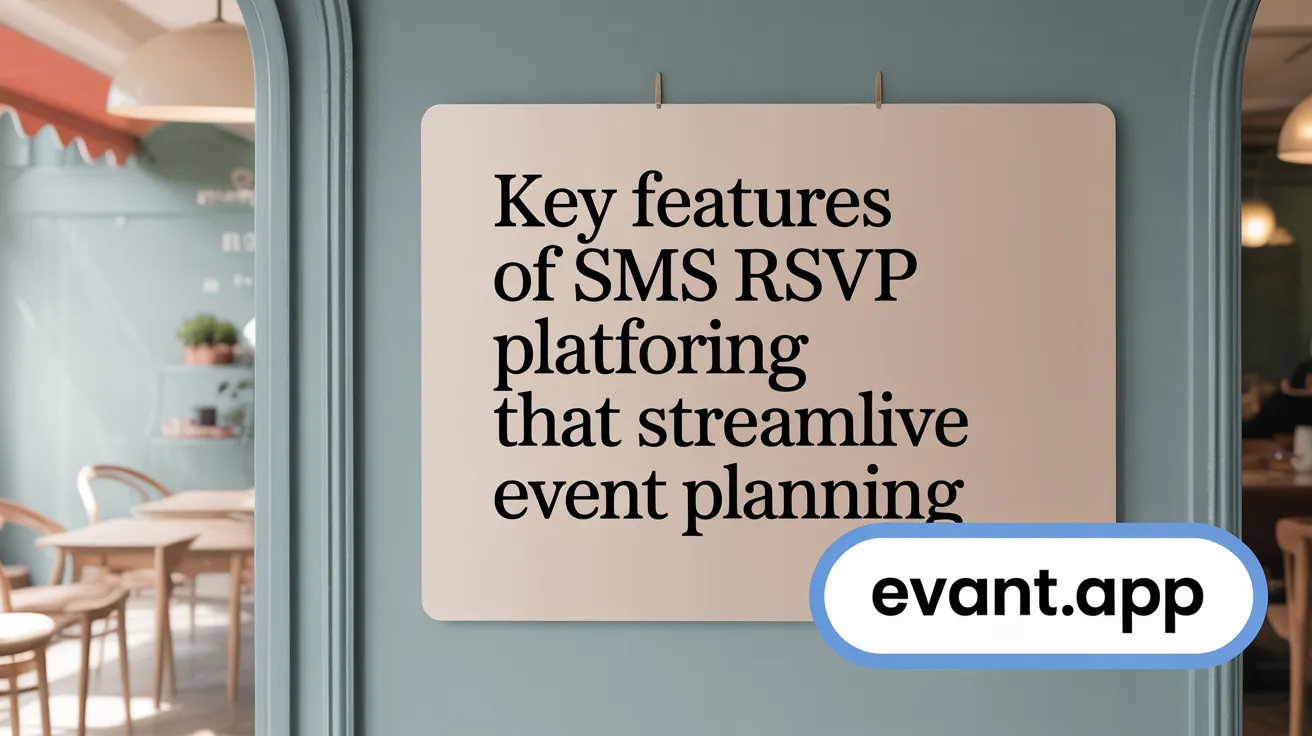 Key Features of SMS RSVP Platforms That Streamline Event Planning