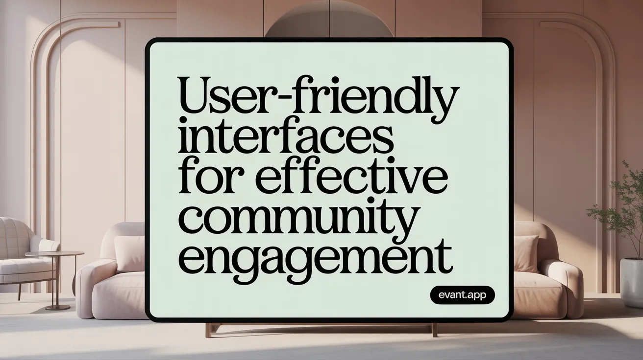 User-Friendly Interfaces for Effective Community Engagement