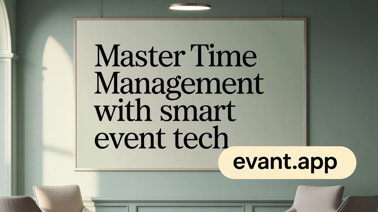Master Time Management with Smart Event Tech