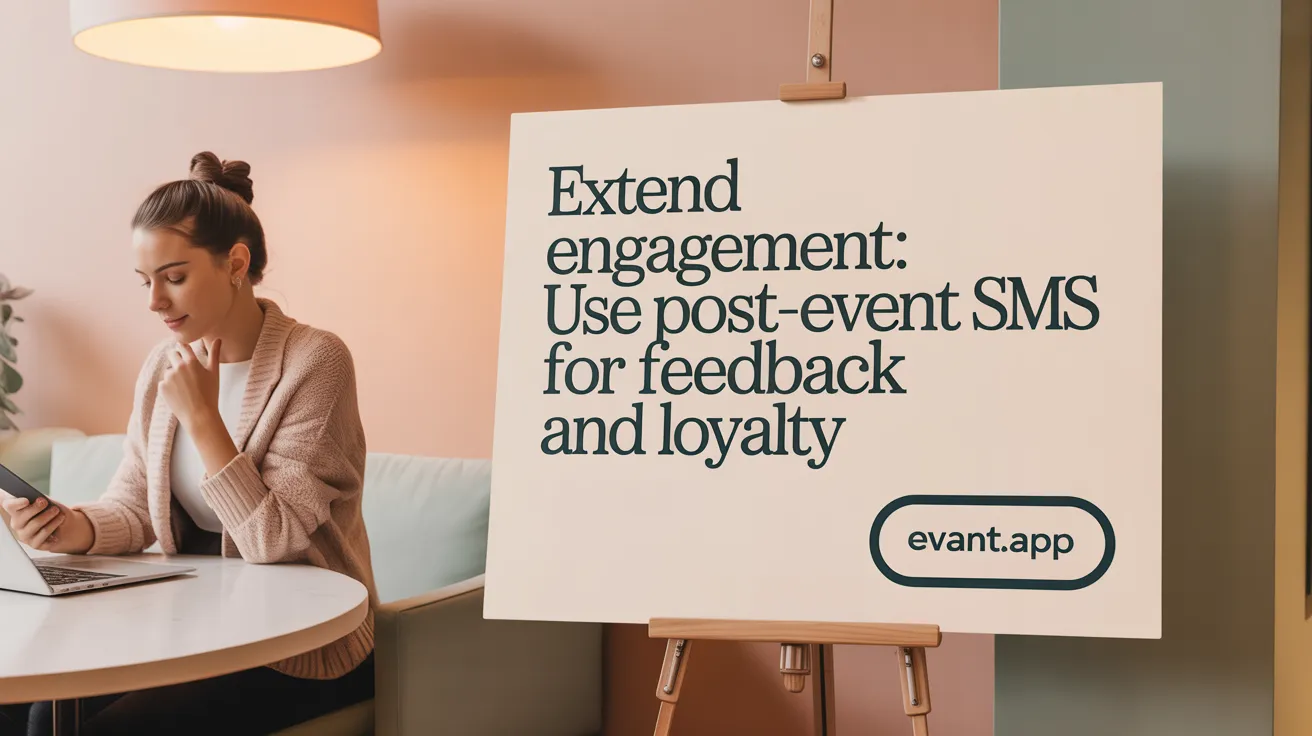 Extend Engagement: Use Post-Event SMS for Feedback and Loyalty
