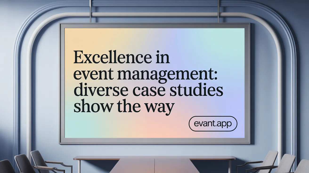 Excellence in Event Management: Diverse Case Studies Show the Way