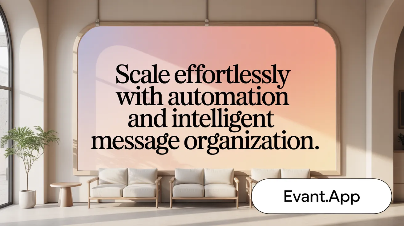 Scale effortlessly with automation and intelligent message organization.