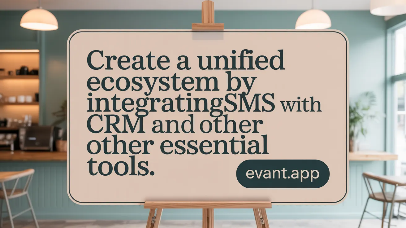 Create a unified ecosystem by integrating SMS with CRM and other essential tools.