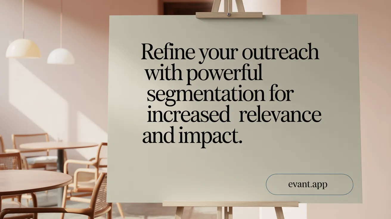 Refine your outreach with powerful segmentation for increased relevance and impact.