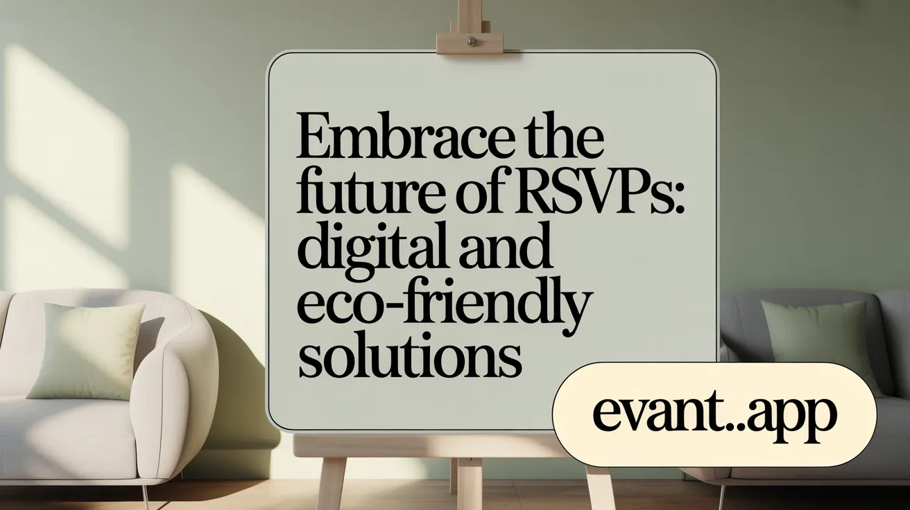 Embrace the Future of RSVPs: Digital and Eco-Friendly Solutions