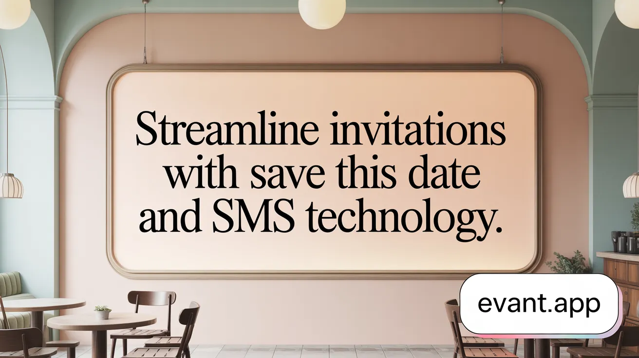 Streamline Invitations with Save This Date and SMS Technology