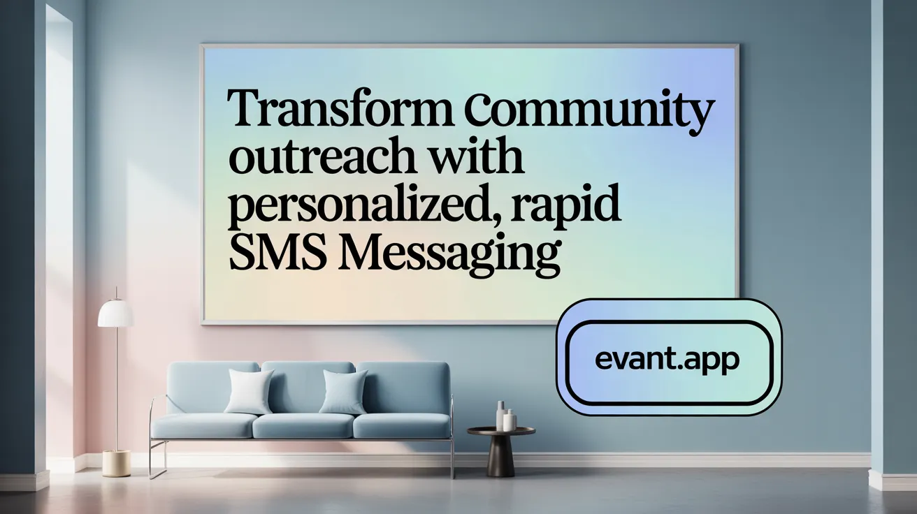 Transform Community Outreach with Personalized, Rapid SMS Messaging