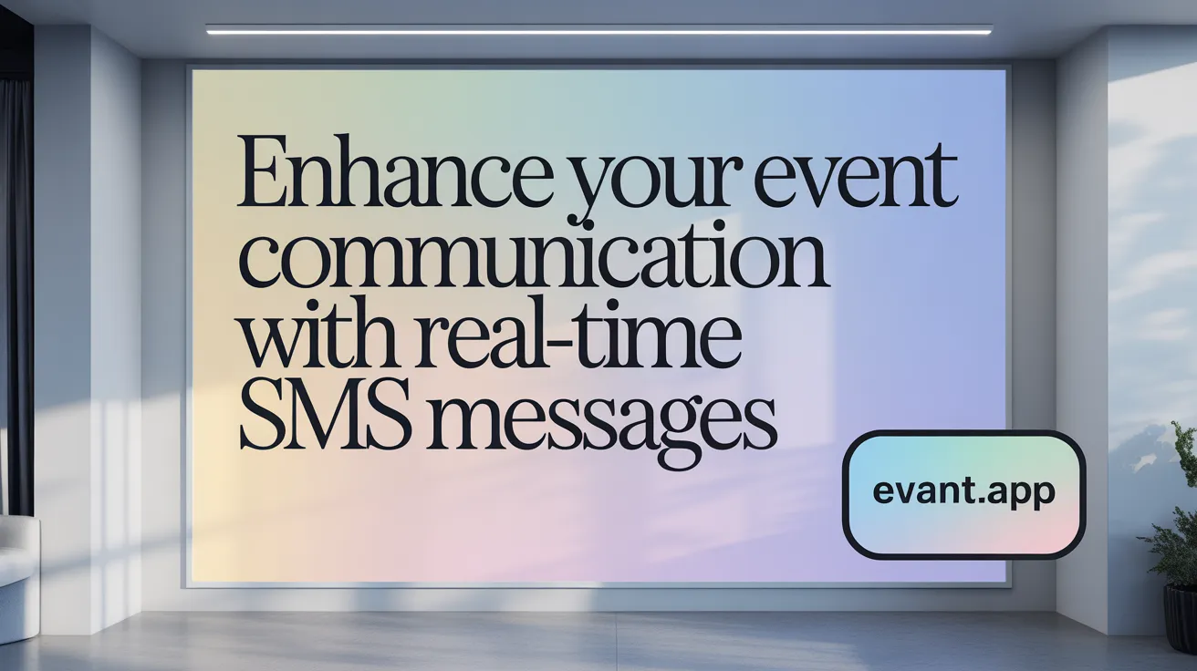 Enhance Your Event Communication with Real-Time SMS Messages