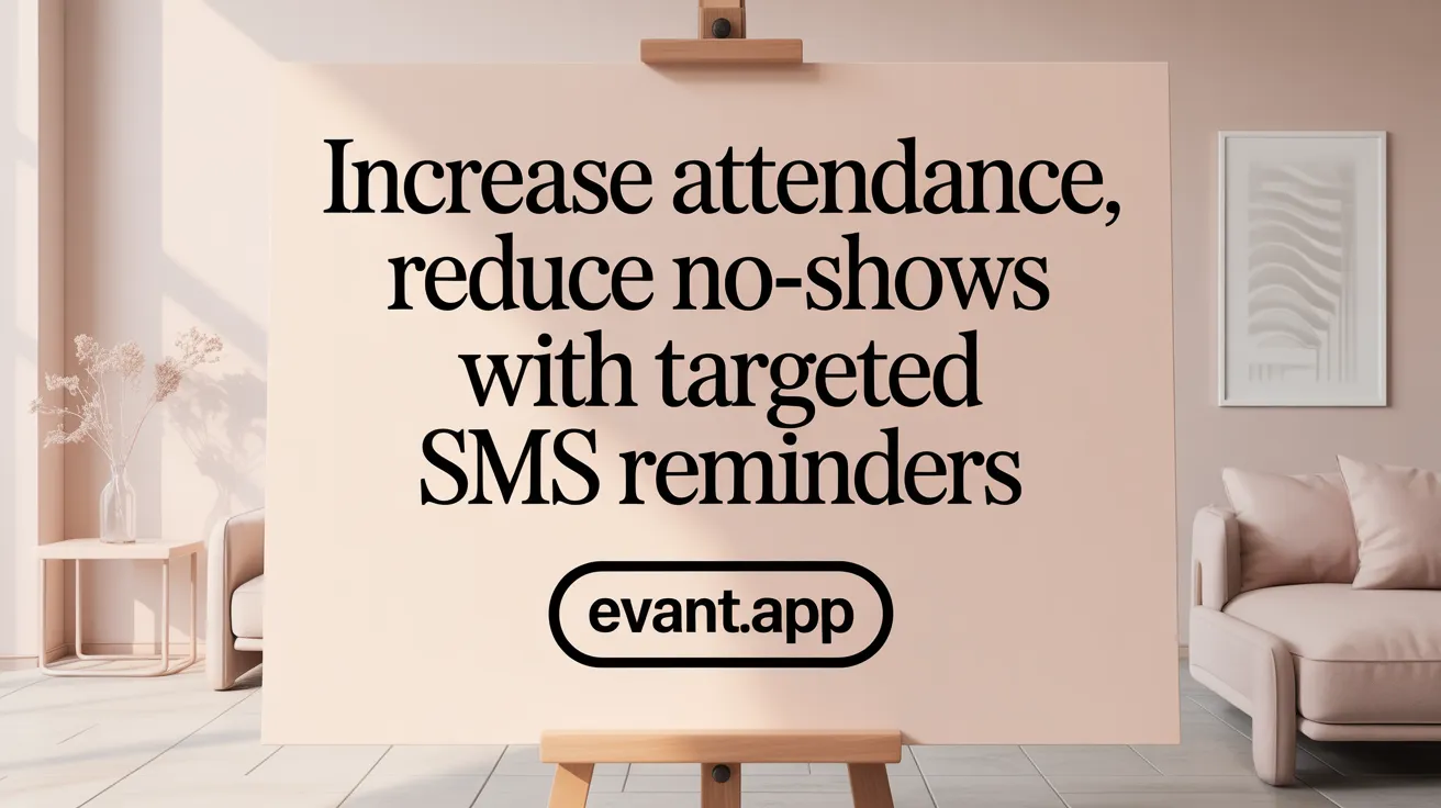 Increase Attendance, Reduce No-Shows with Targeted SMS Reminders