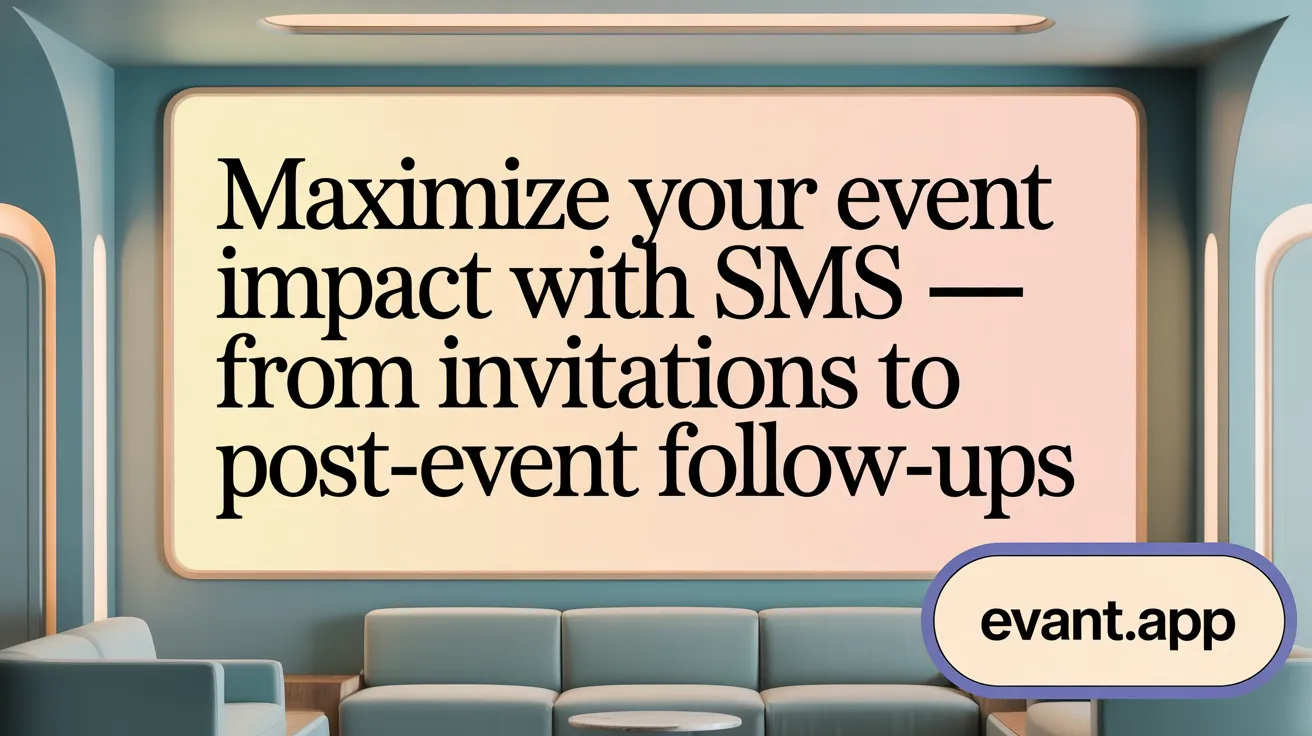 Maximize Your Event Impact with SMS — From Invitations to Post-Event Follow-ups