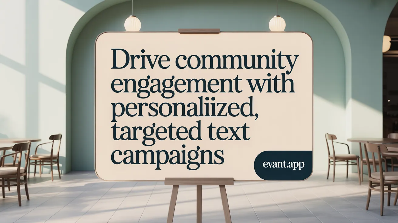 Drive Community Engagement with Personalized, Targeted Text Campaigns
