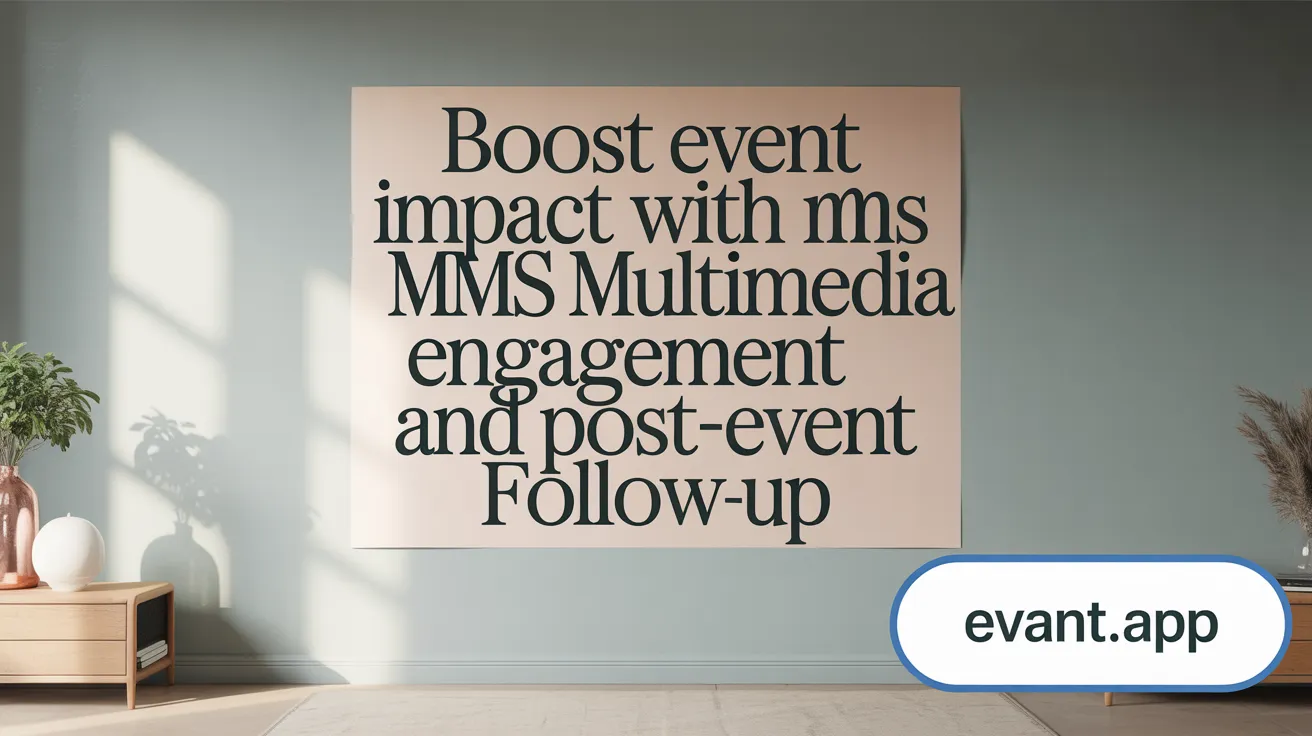 Boost Event Impact with MMS Multimedia Engagement and Post-Event Follow-up
