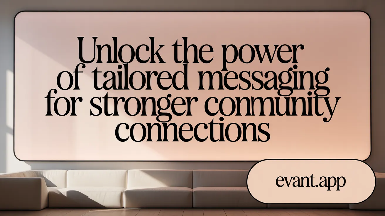 Unlock the Power of Tailored Messaging for Stronger Community Connections