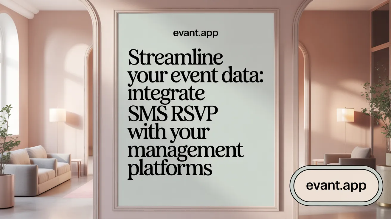 Streamline Your Event Data: Integrate SMS RSVP with Your Management Platforms