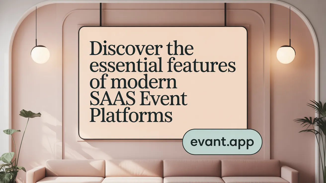 Discover the Essential Features of Modern SaaS Event Platforms