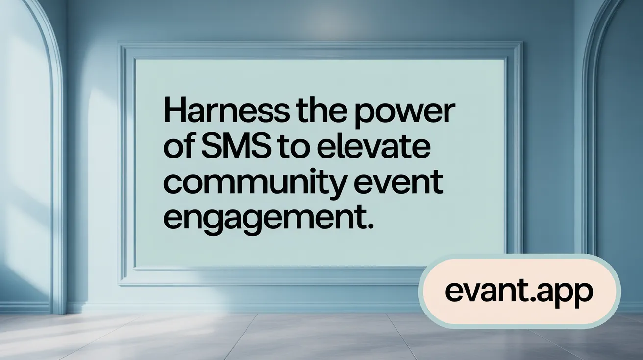 Harness the Power of SMS to Elevate Community Event Engagement