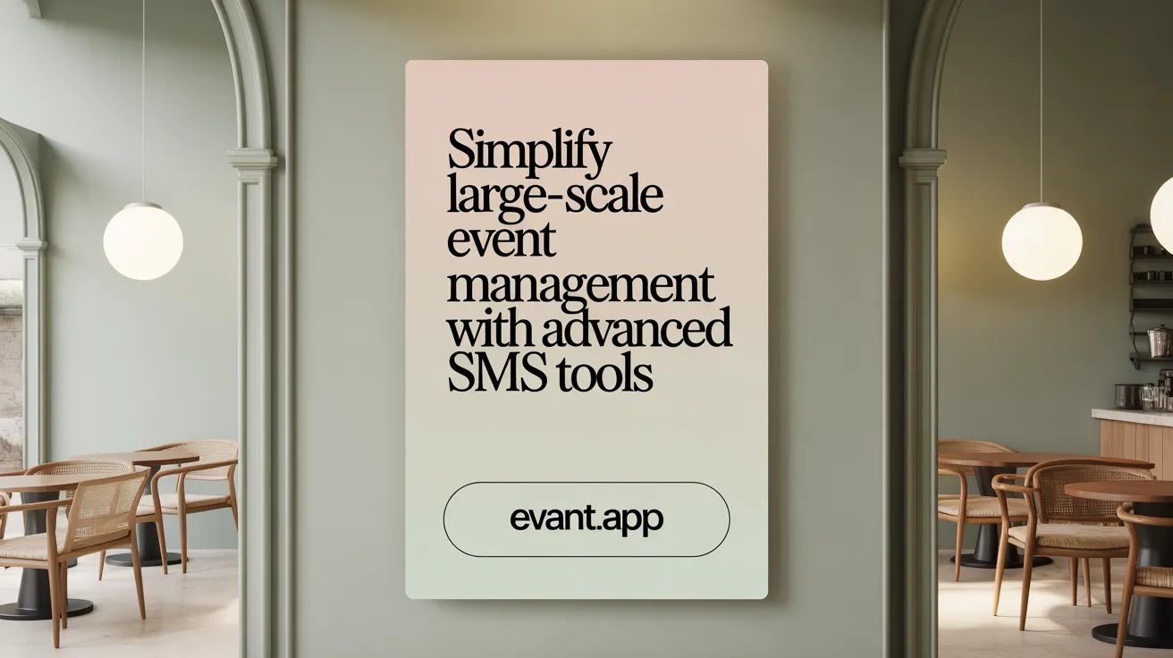 Simplify Large-Scale Event Management with Advanced SMS Tools