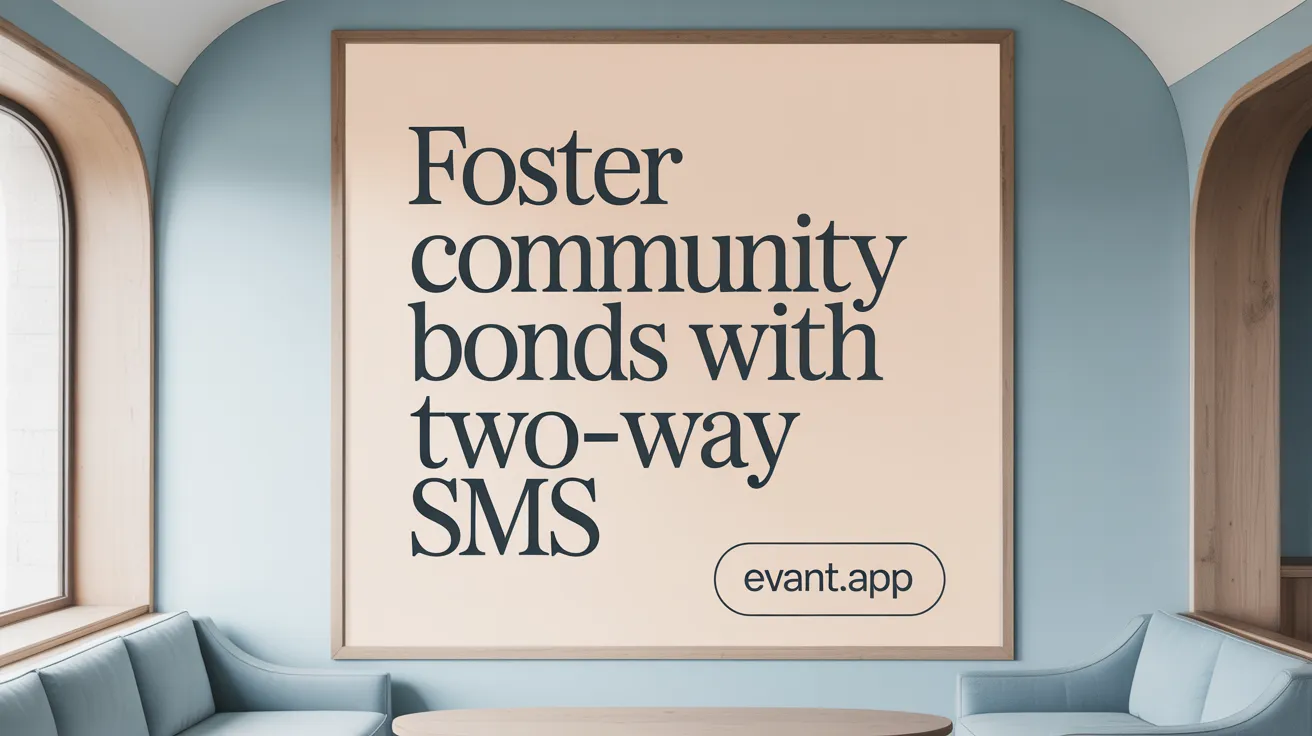 Foster Community Bonds with Two-Way SMS