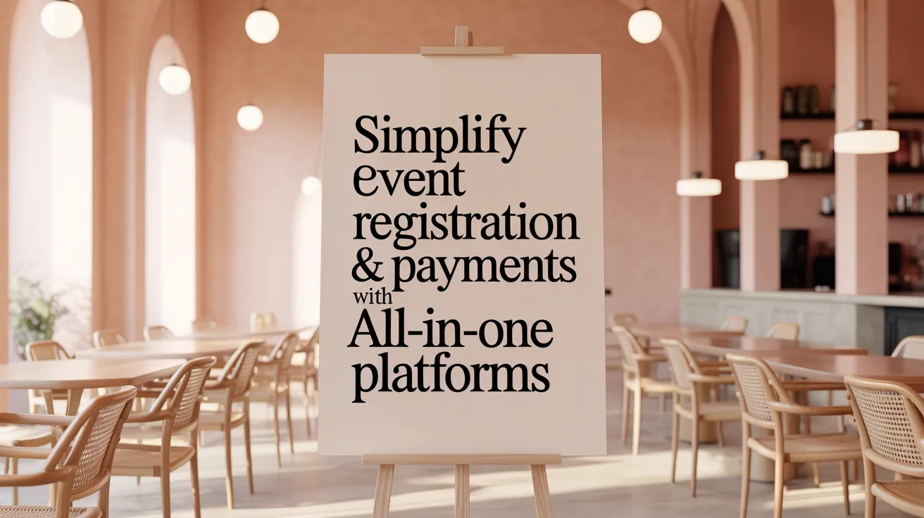 Simplify Event Registration &amp; Payments with All-in-One Platforms