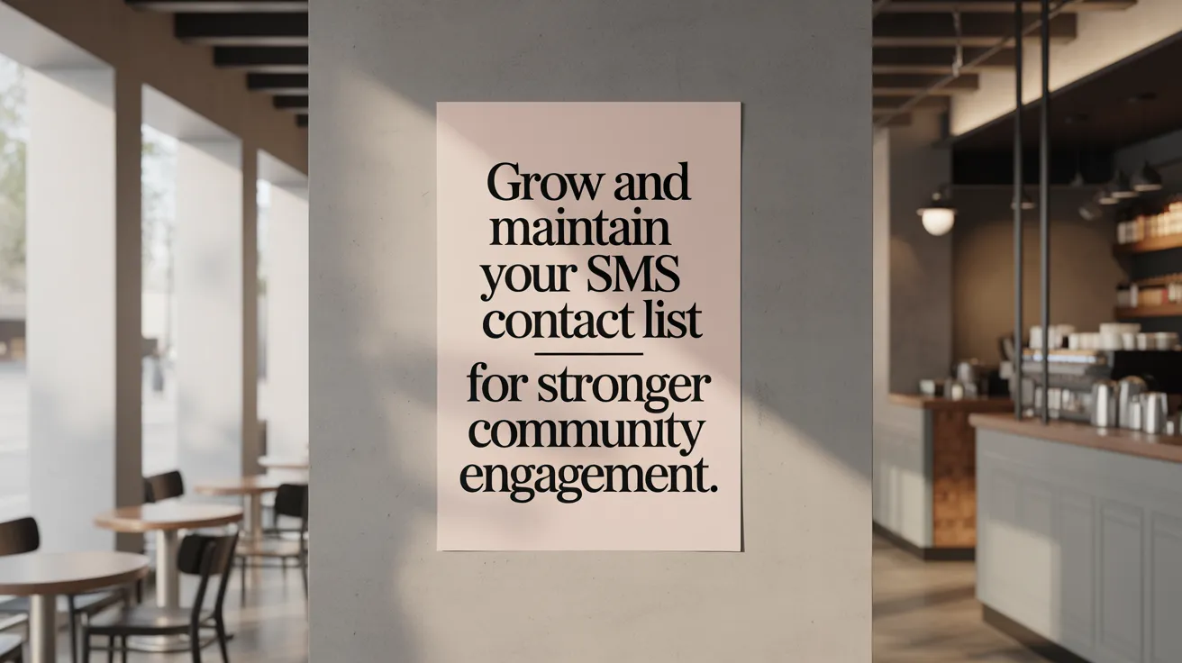 Grow and Maintain Your SMS Contact List for Stronger Community Engagement