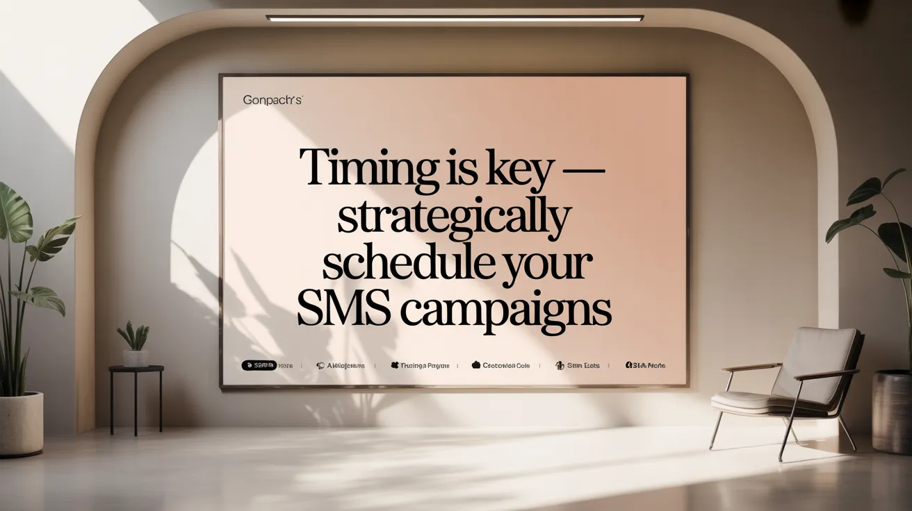 Timing Is Key — Strategically Schedule Your SMS Campaigns
