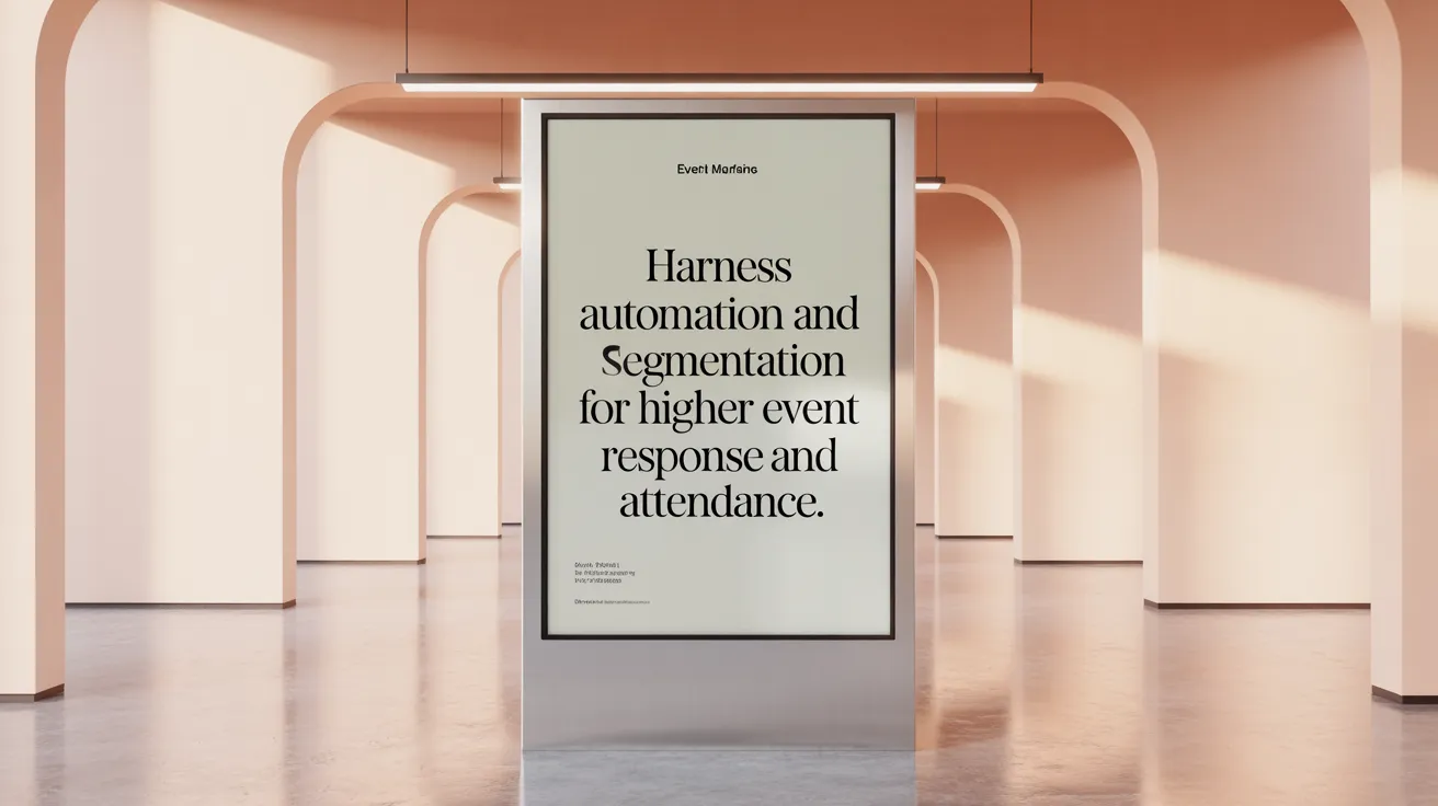 Harness Automation and Segmentation for Higher Event Response and Attendance