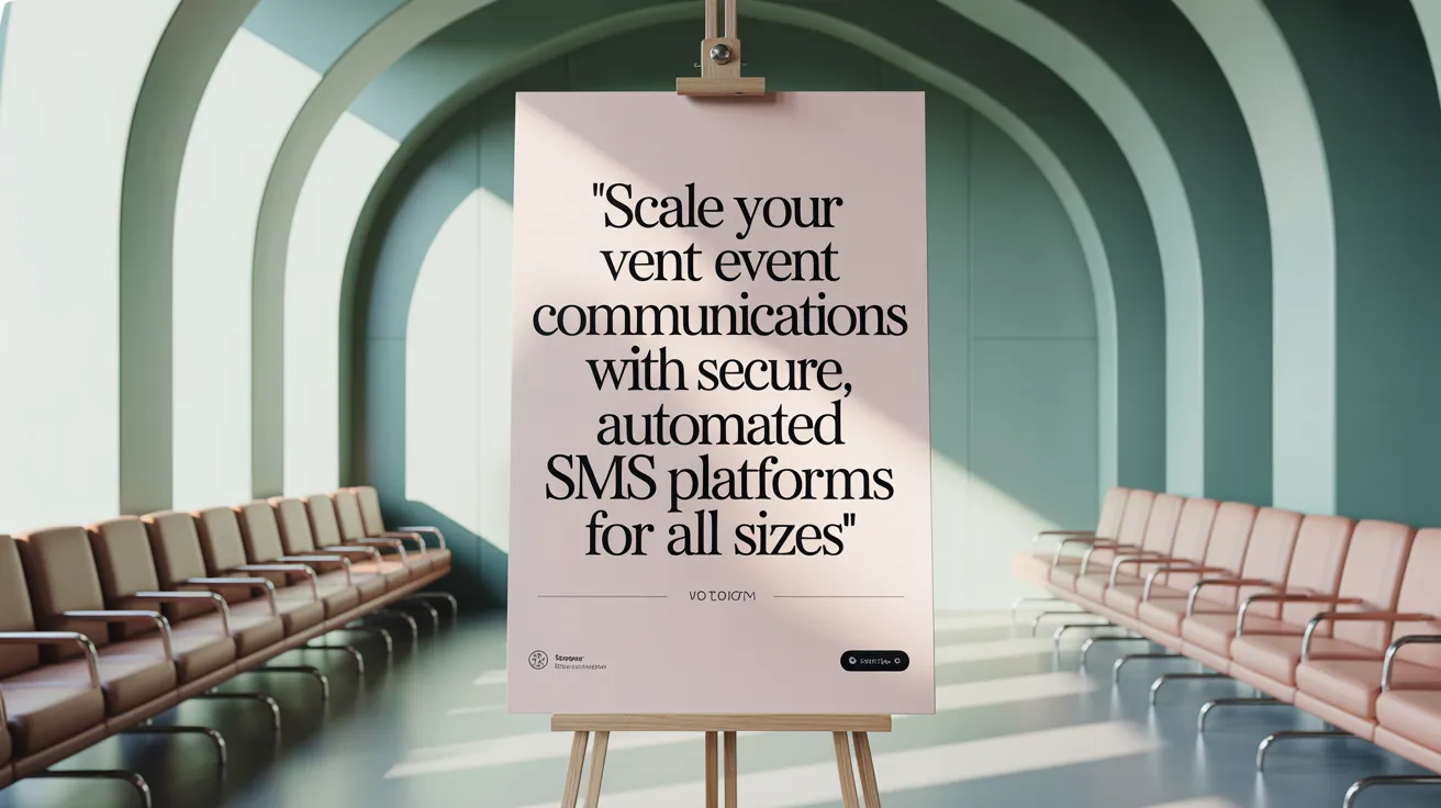 Scale Your Event Communications with Secure, Automated SMS Platforms for All Sizes