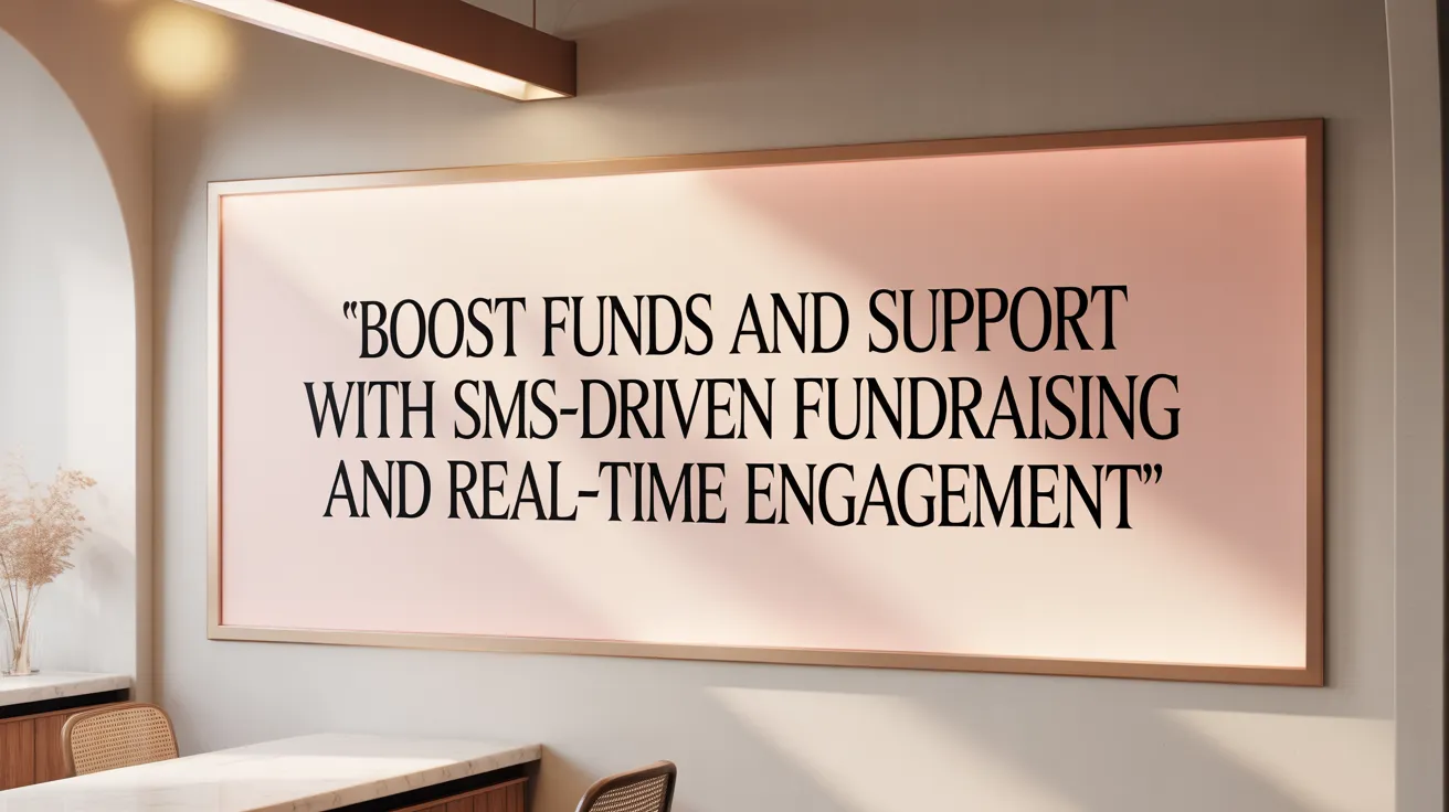 Boost Funds and Support with SMS-Driven Fundraising and Real-Time Engagement