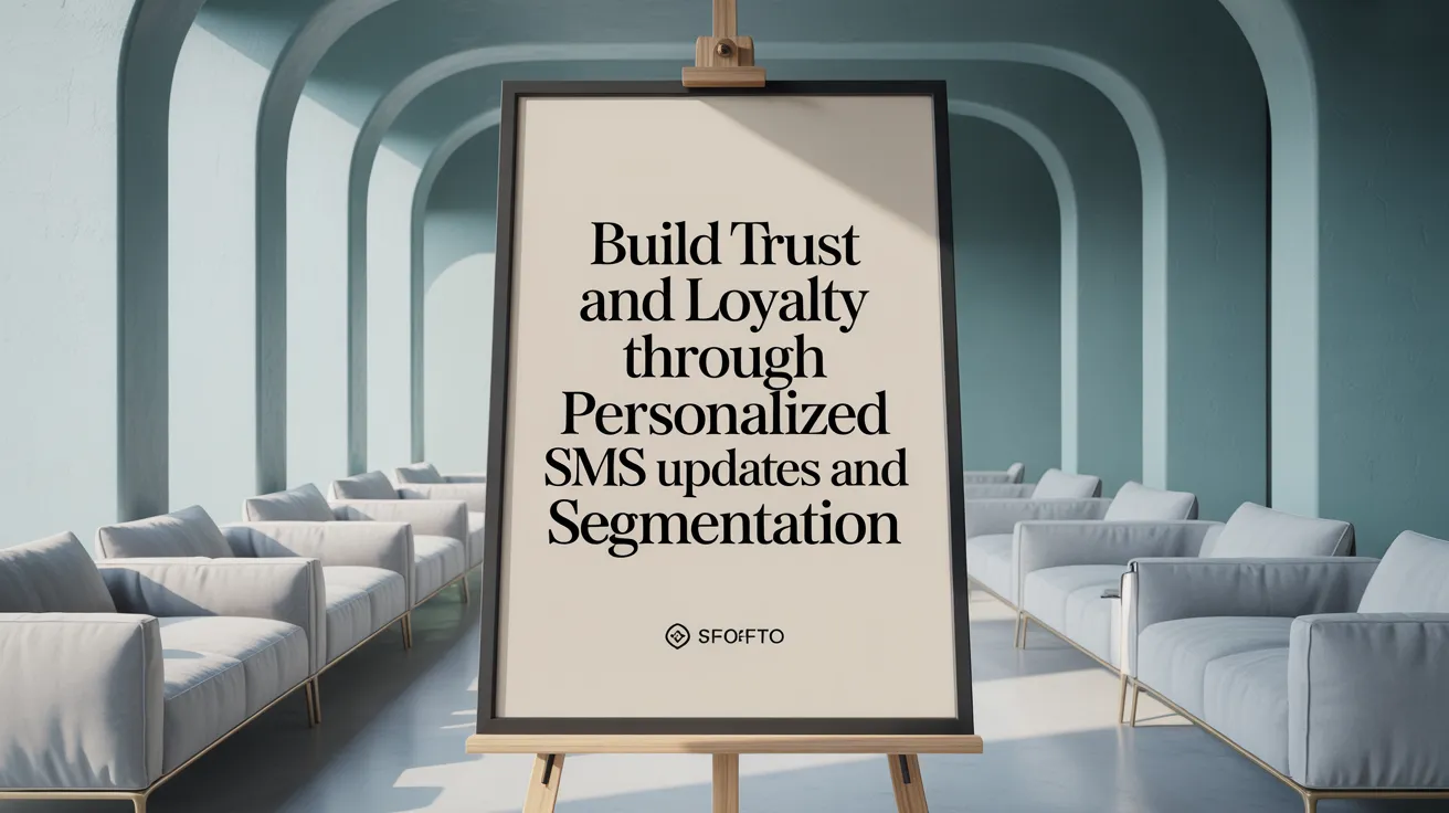 Build Trust and Loyalty through Personalized SMS Updates and Segmentation