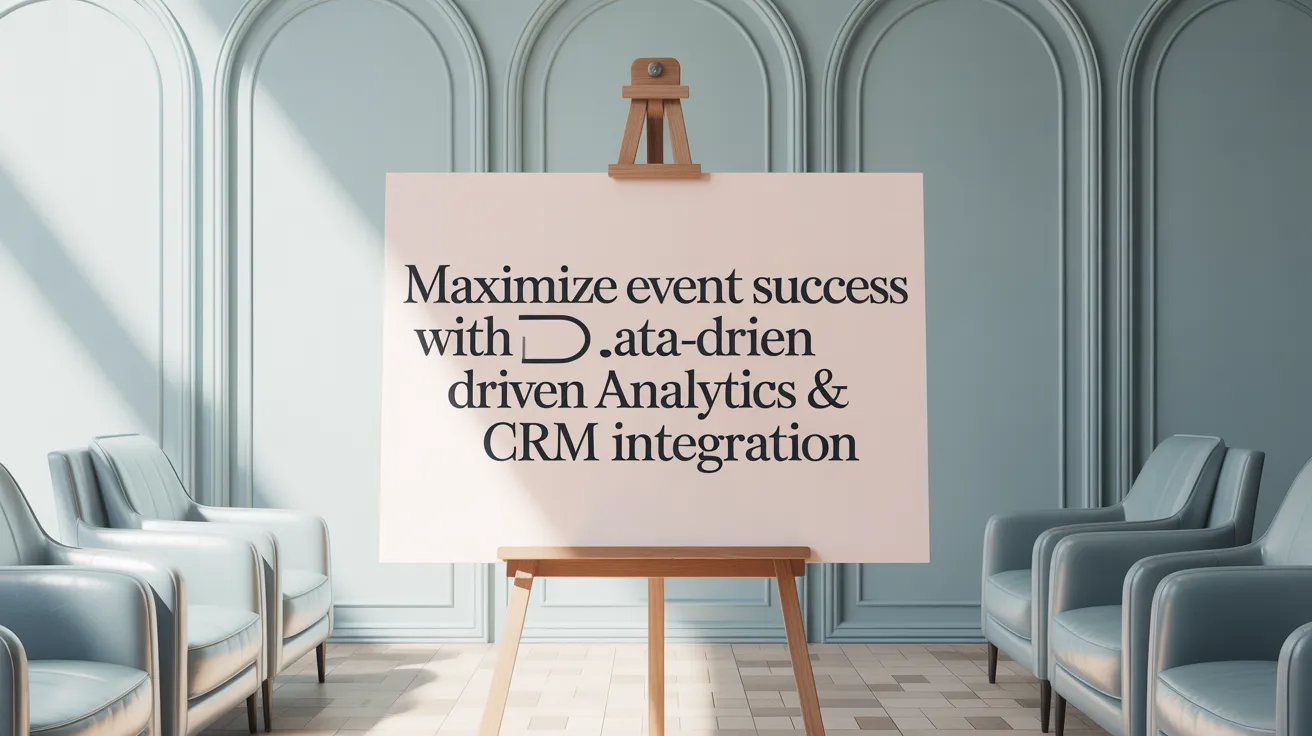 Maximize Event Success with Data-Driven Analytics &amp; CRM Integration
