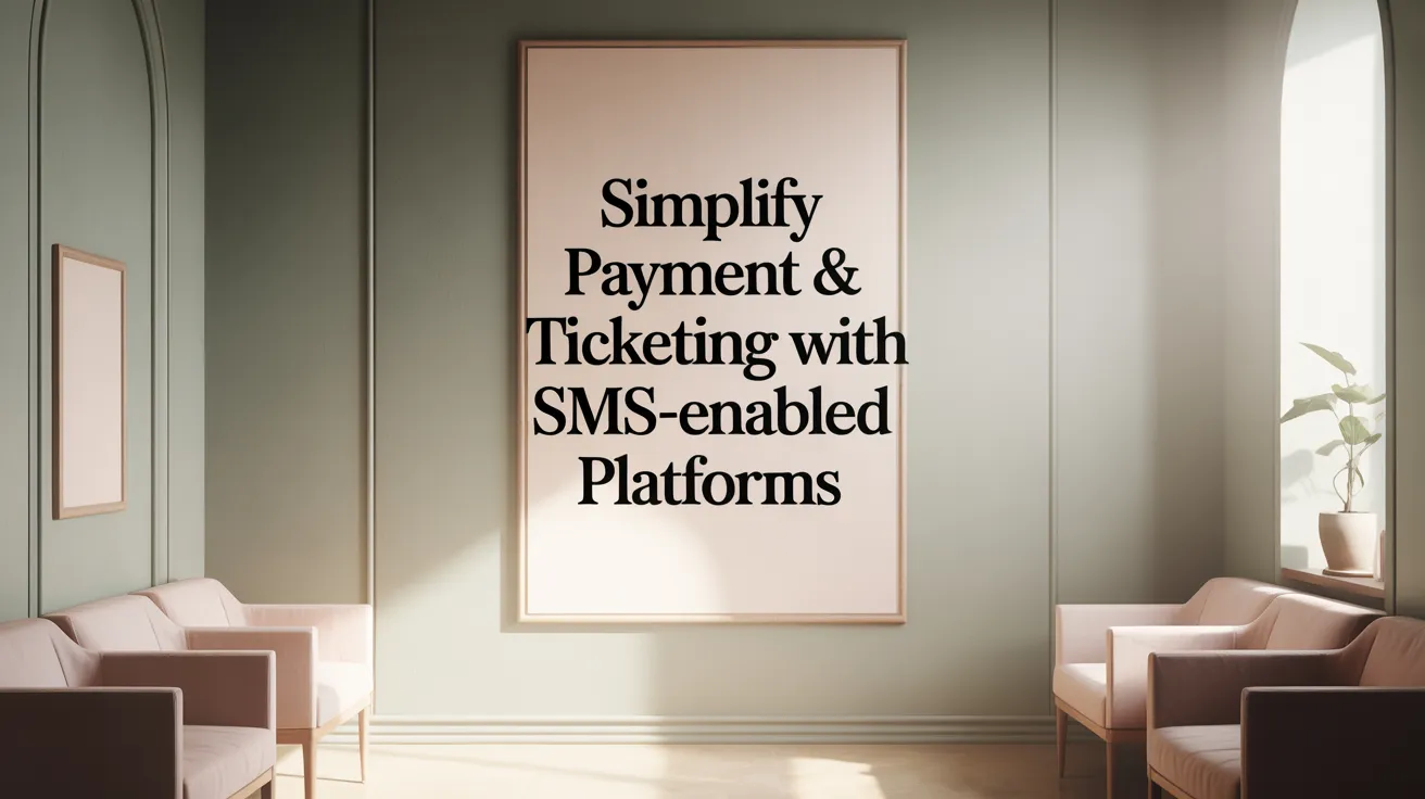 Simplify Payment &amp; Ticketing with SMS-Enabled Platforms