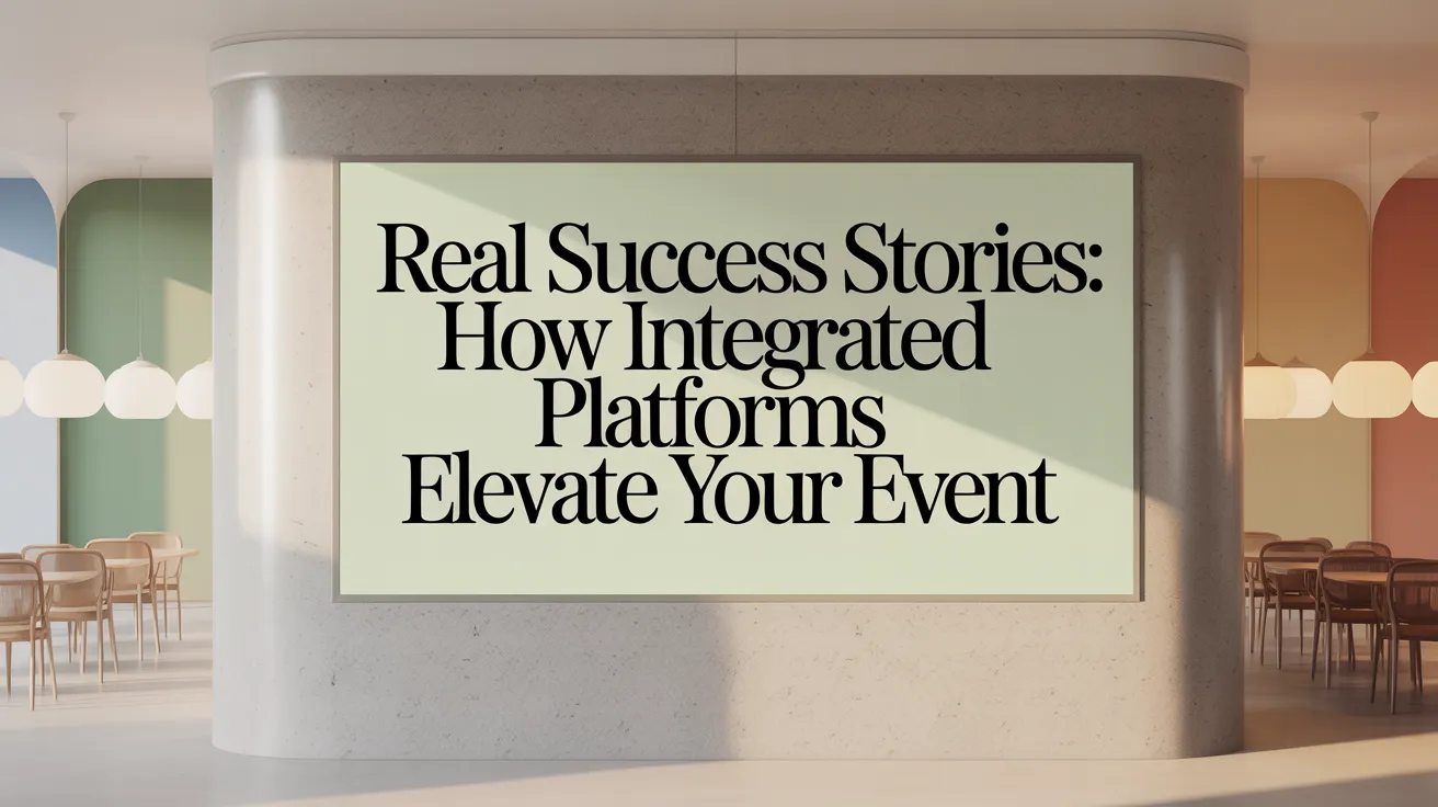 Real Success Stories: How Integrated Platforms Elevate Your Event