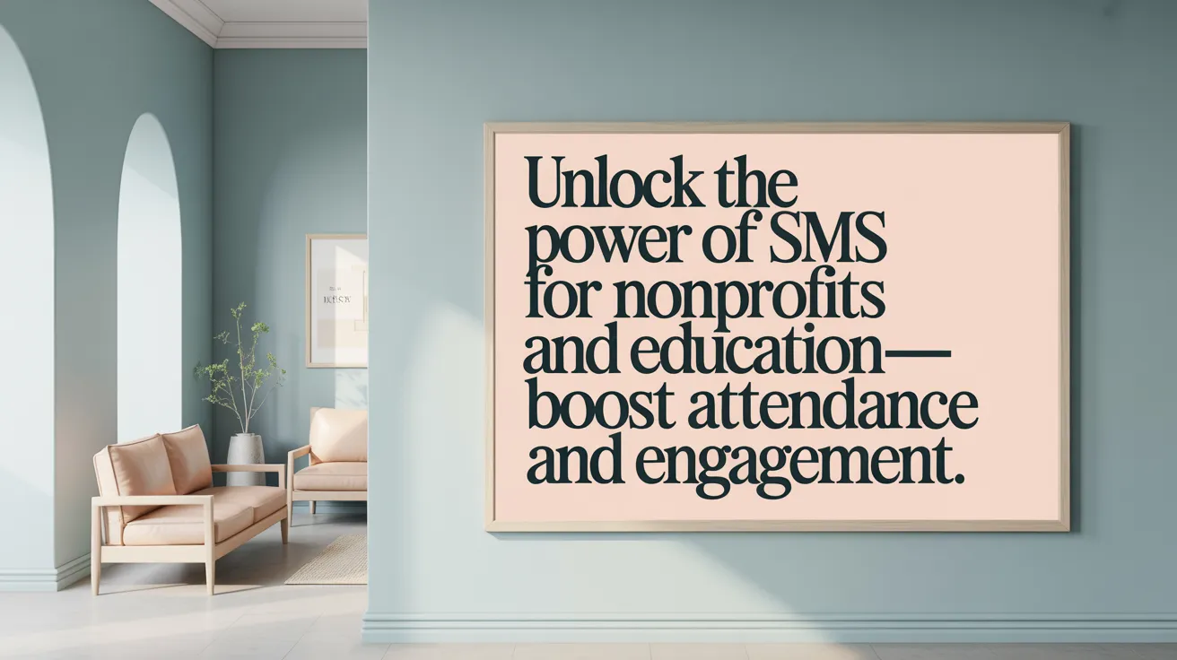 Unlock the Power of SMS for Nonprofits and Education—Boost Attendance and Engagement