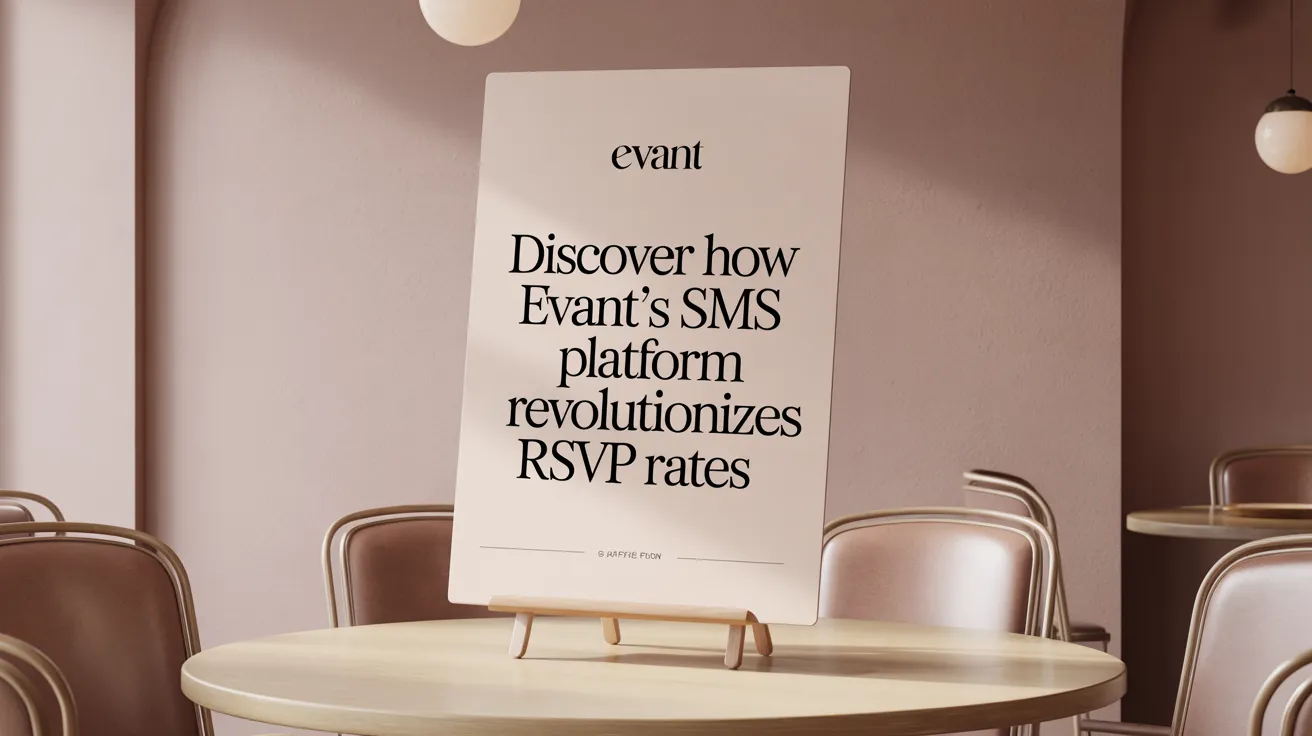 Discover How Evant’s SMS Platform Revolutionizes RSVP Rates