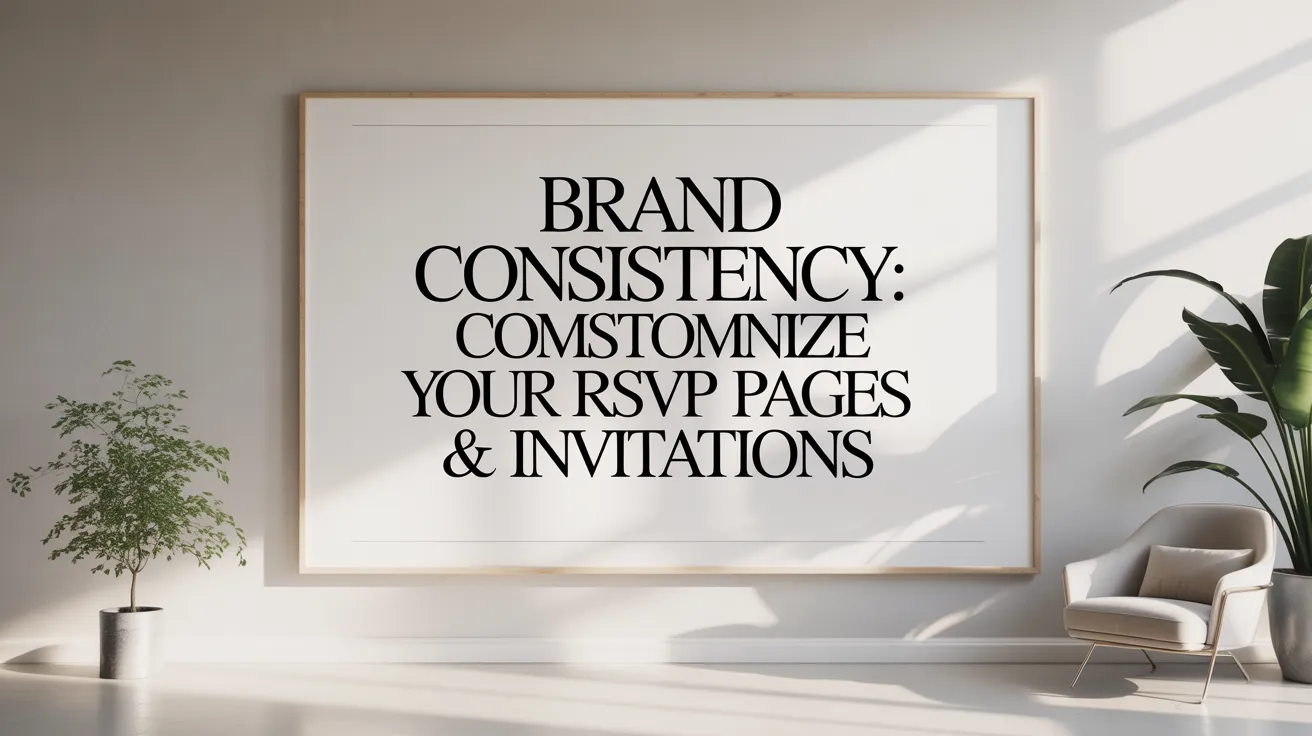 Brand Consistency: Customize Your RSVP Pages &amp; Invitations