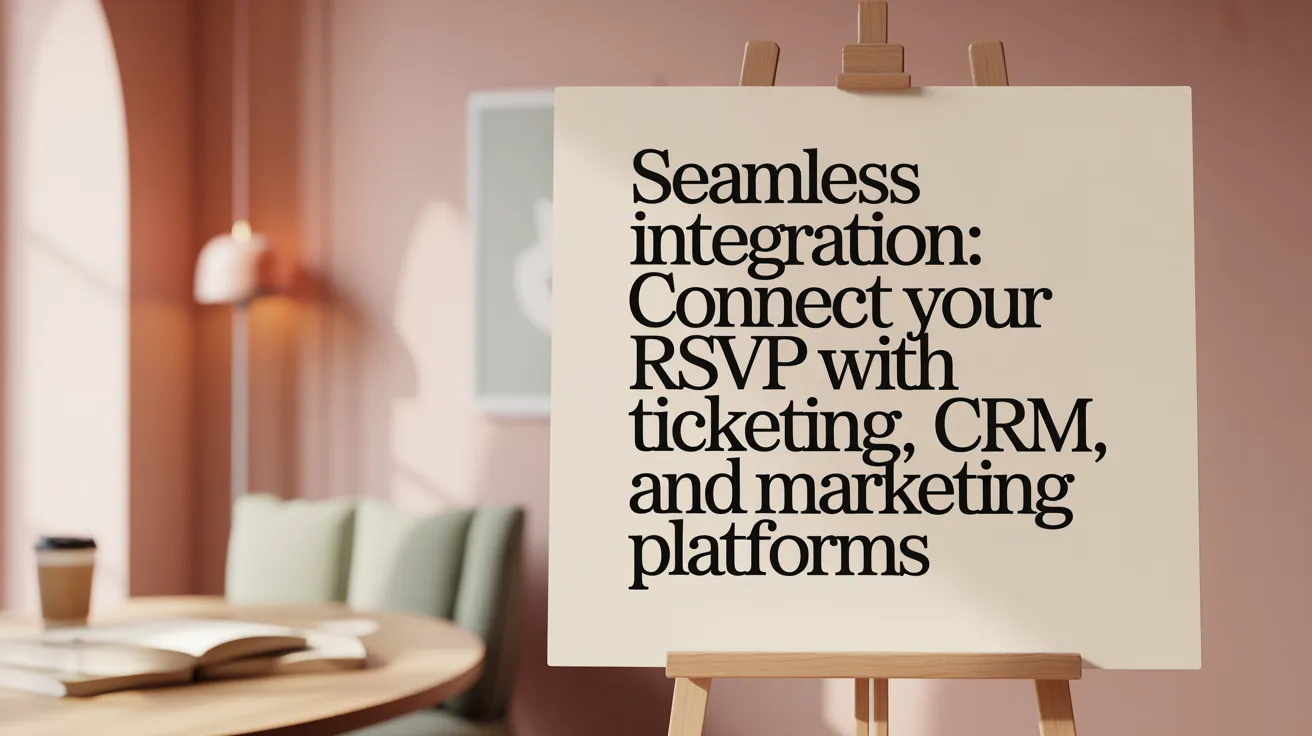 Seamless Integration: Connect Your RSVP with Ticketing, CRM, and Marketing Platforms
