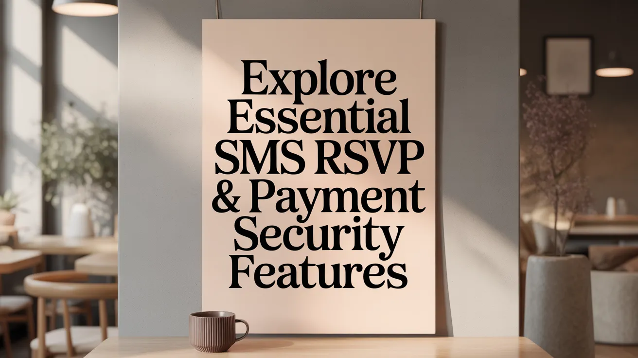 Explore Essential SMS RSVP &amp; Payment Security Features