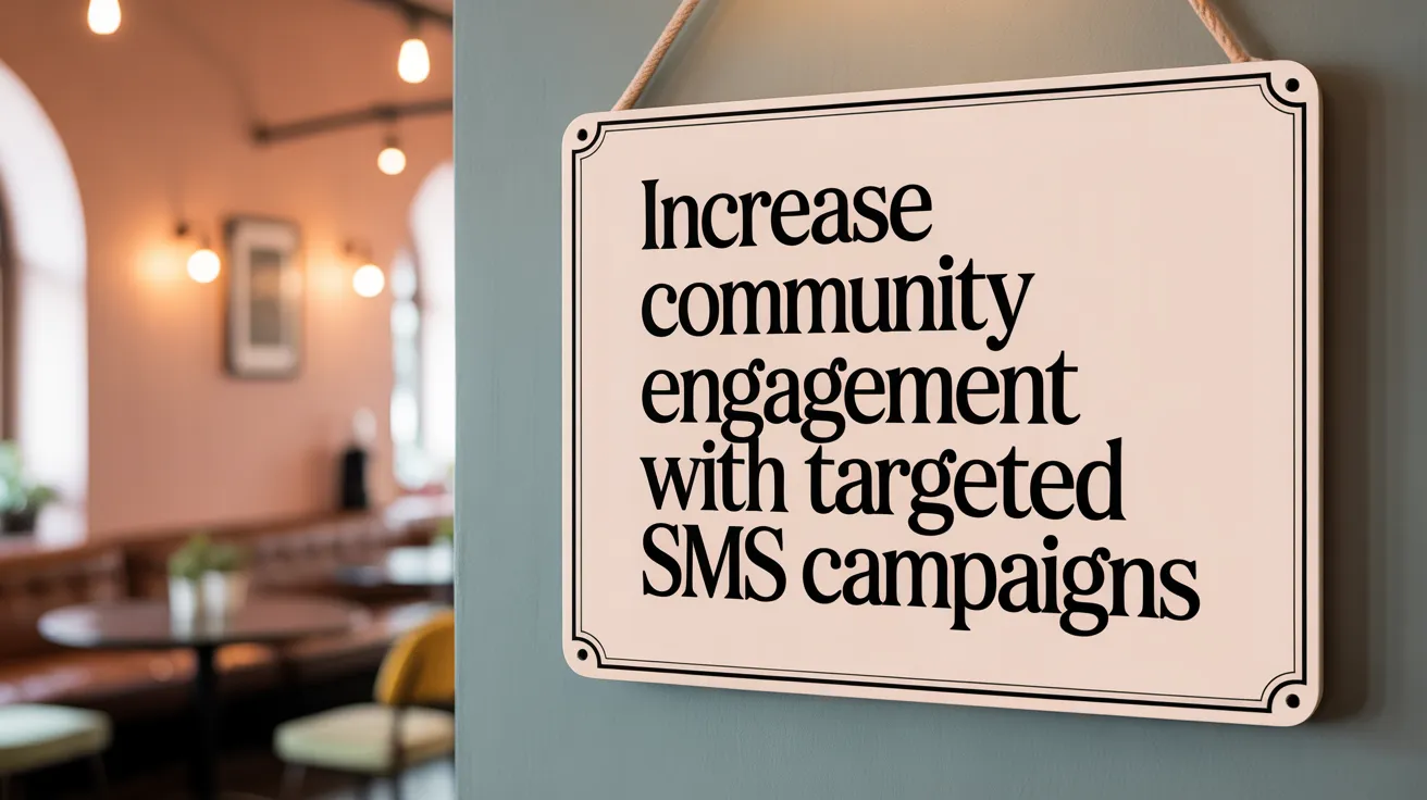 Increase Community Engagement with Targeted SMS Campaigns