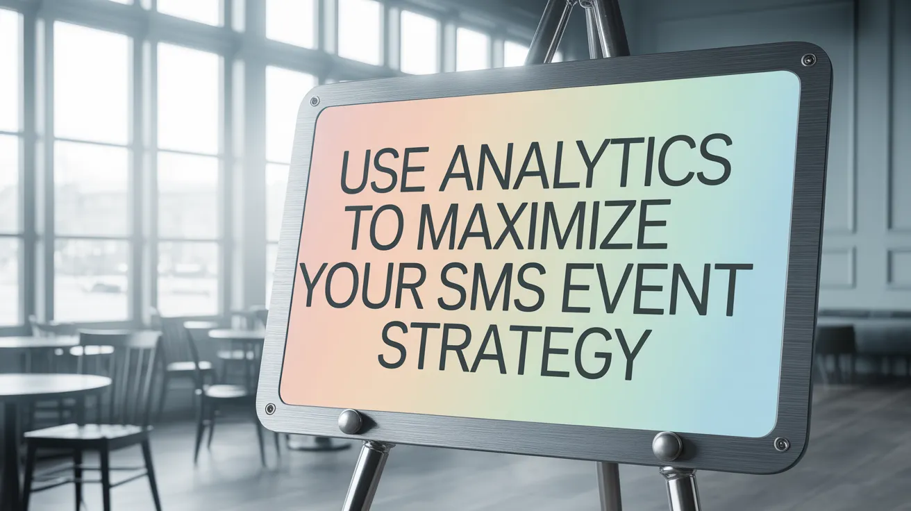 Use Analytics to Maximize Your SMS Event Strategy